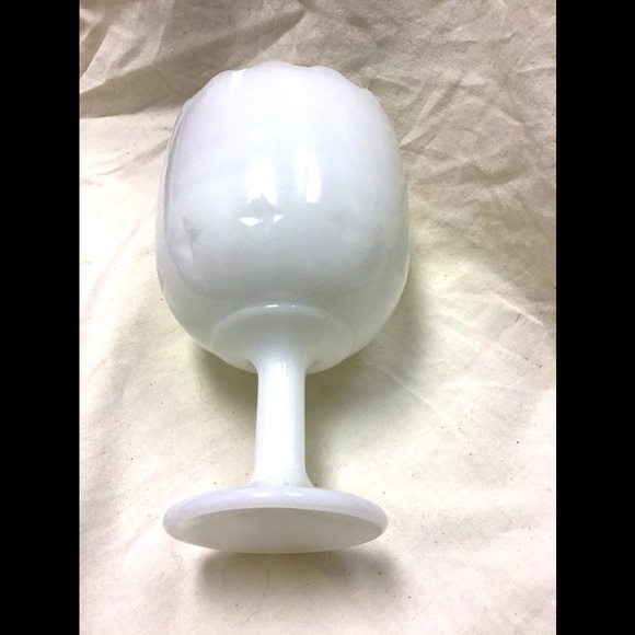 Vntge Milk Glass Goblet. Final at $7.00. - Picture 1 of 7